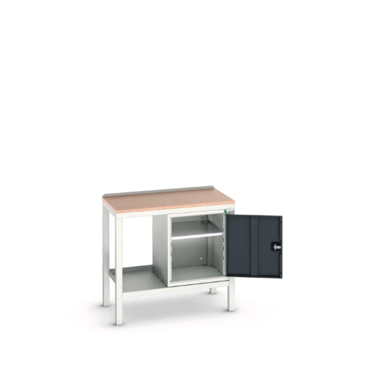 bott Verso zware werkbank 1 deur 1 legbord Multiplex 1000x600x910mm RAL 7016