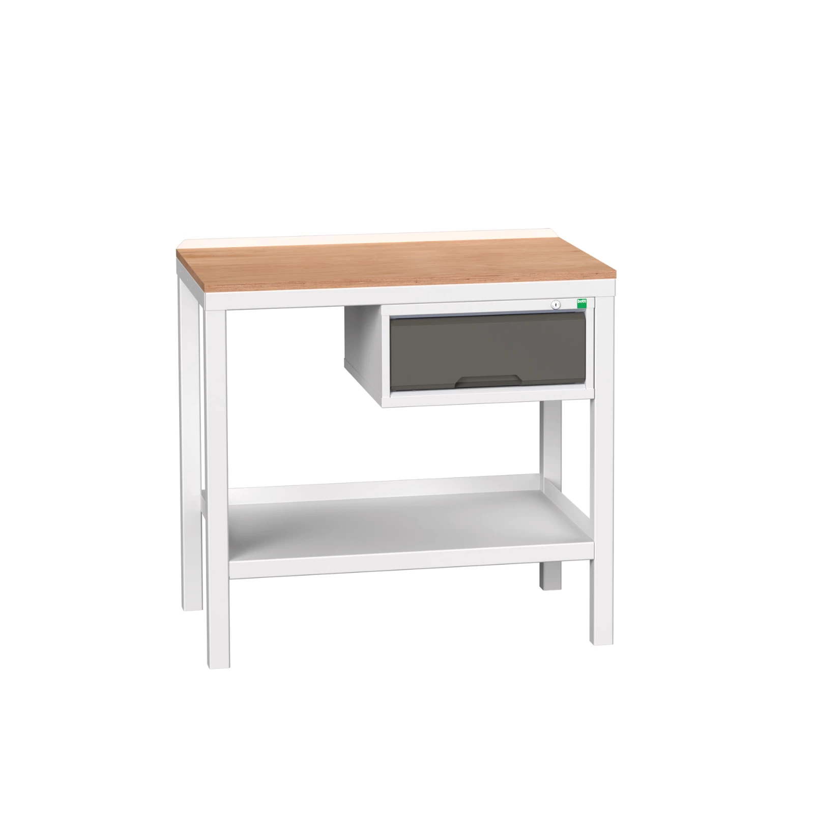 bott Verso zware werkbank 1 ladekast Multiplex 1000x600x930mm RAL 7016