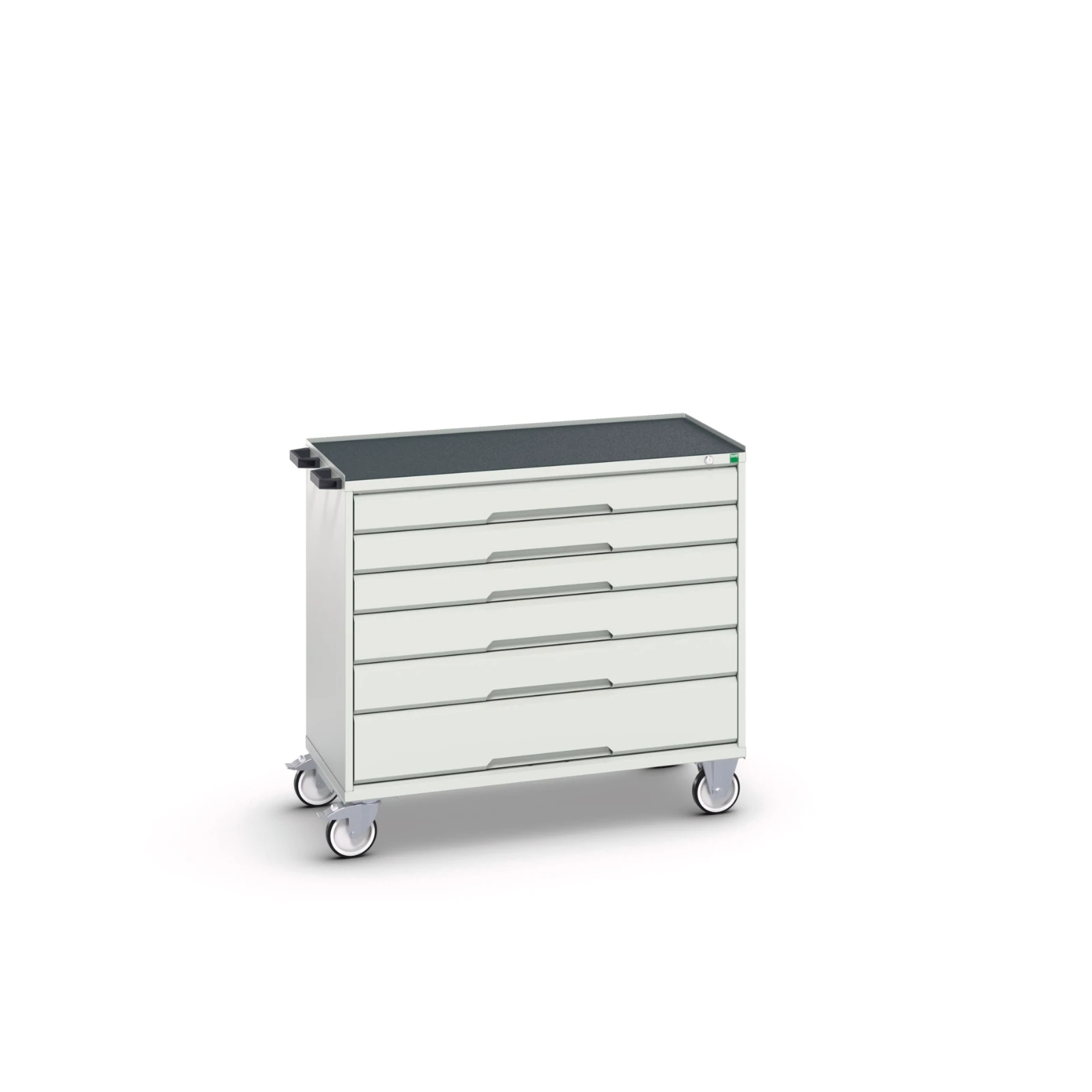 bott Verso gereedschapswagen 1050x550x965m 6 laden top tray RAL 7035