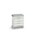 bott Verso gereedschapswagen 800x600x980mm 5 laden Lino top RAL 7035