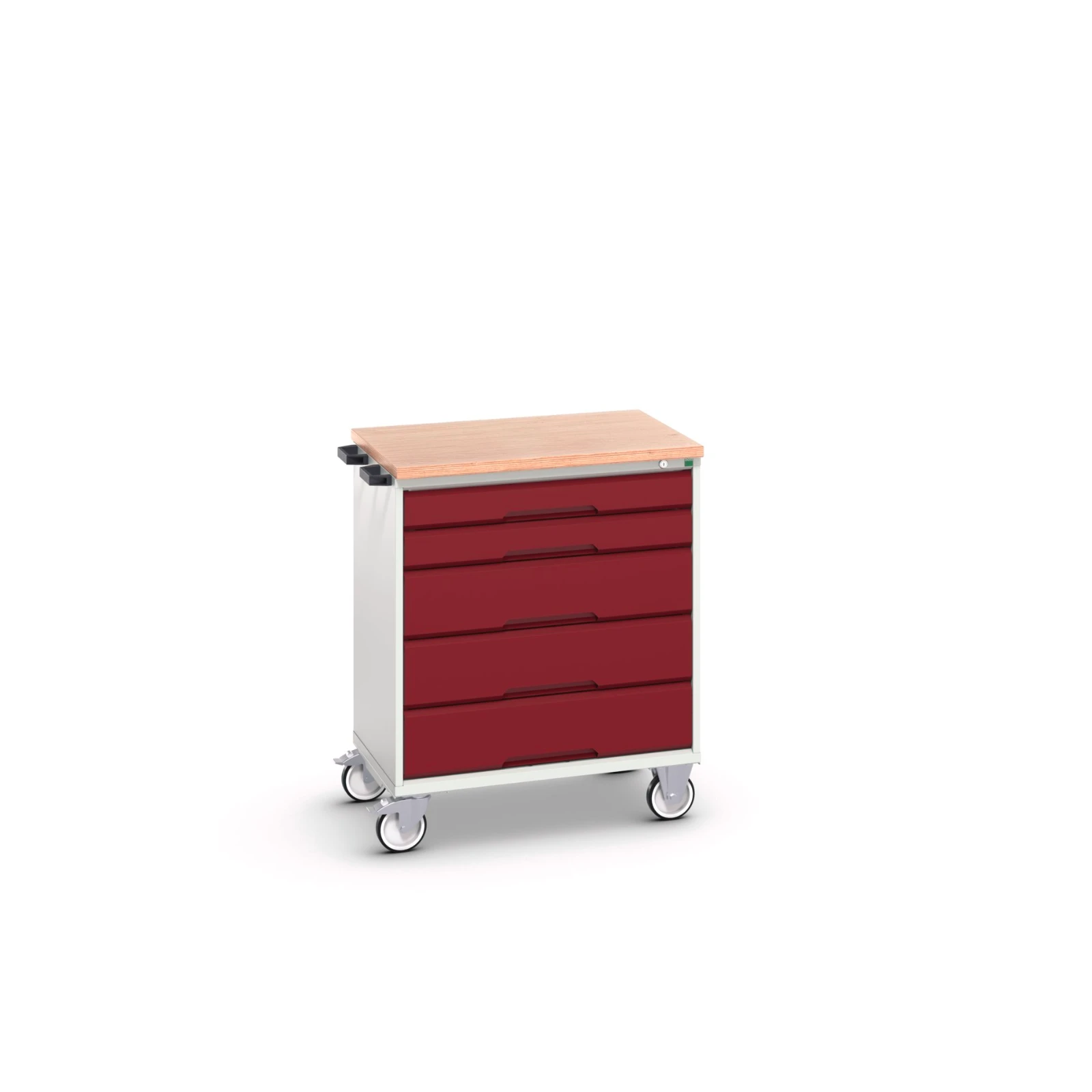 bott Verso gereedschapswagen 800x600x980mm 5 laden MPX top RAL 3004