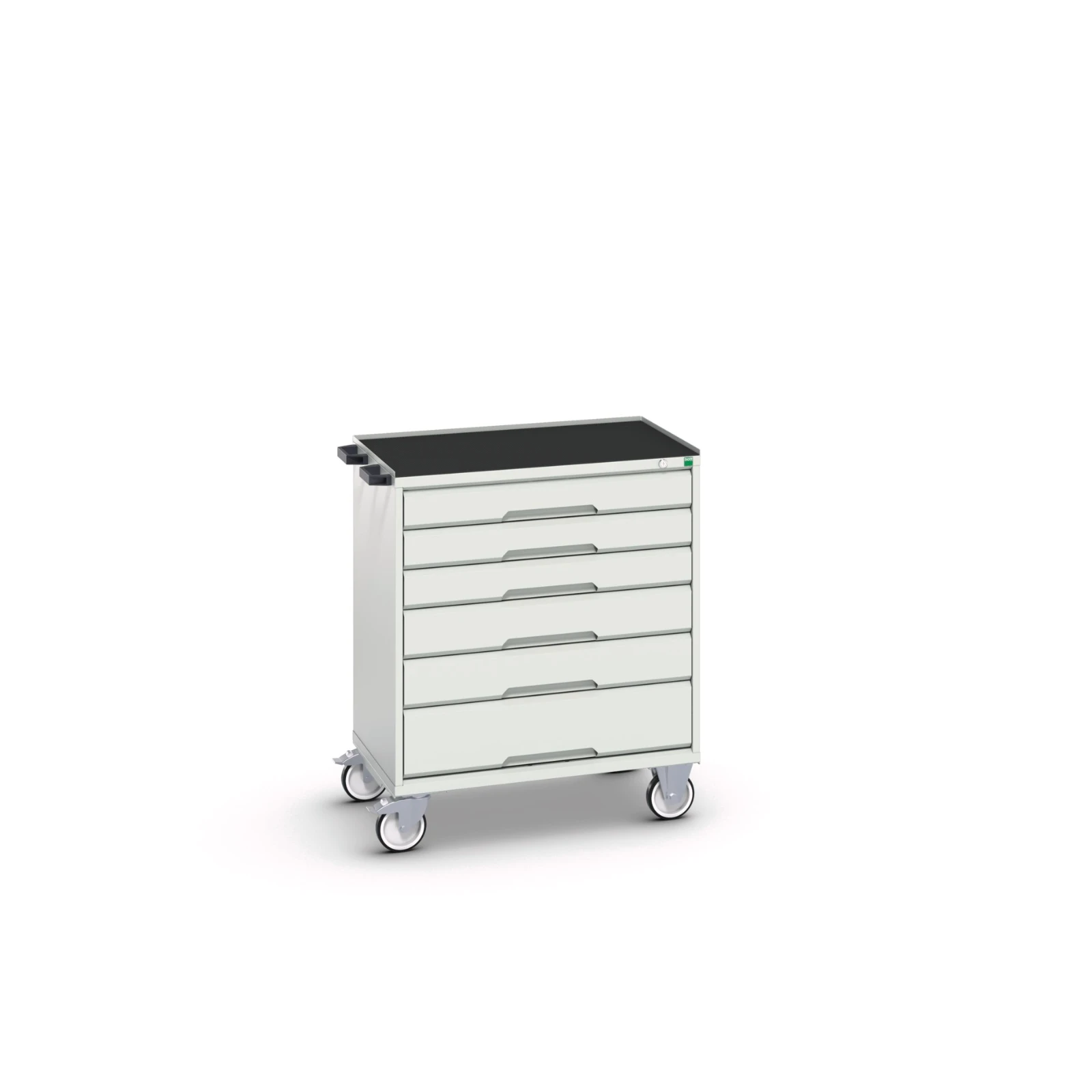 bott Verso gereedschapswagen 800x550x965mm 6 laden top tray RAL 7035
