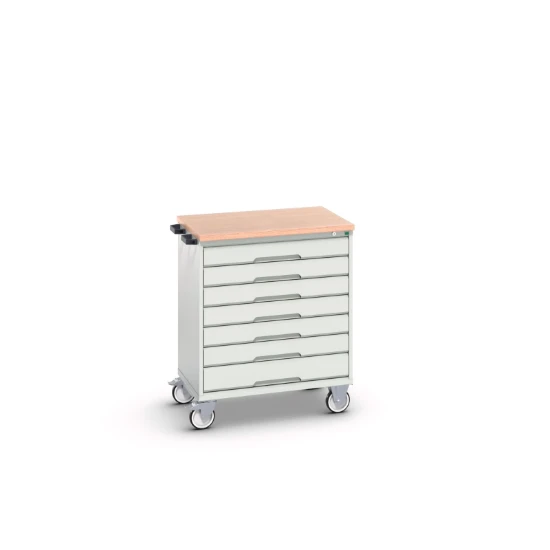 bott Verso gereedschapswagen 800x600x980mm 7 laden lino MPX RAL 7035