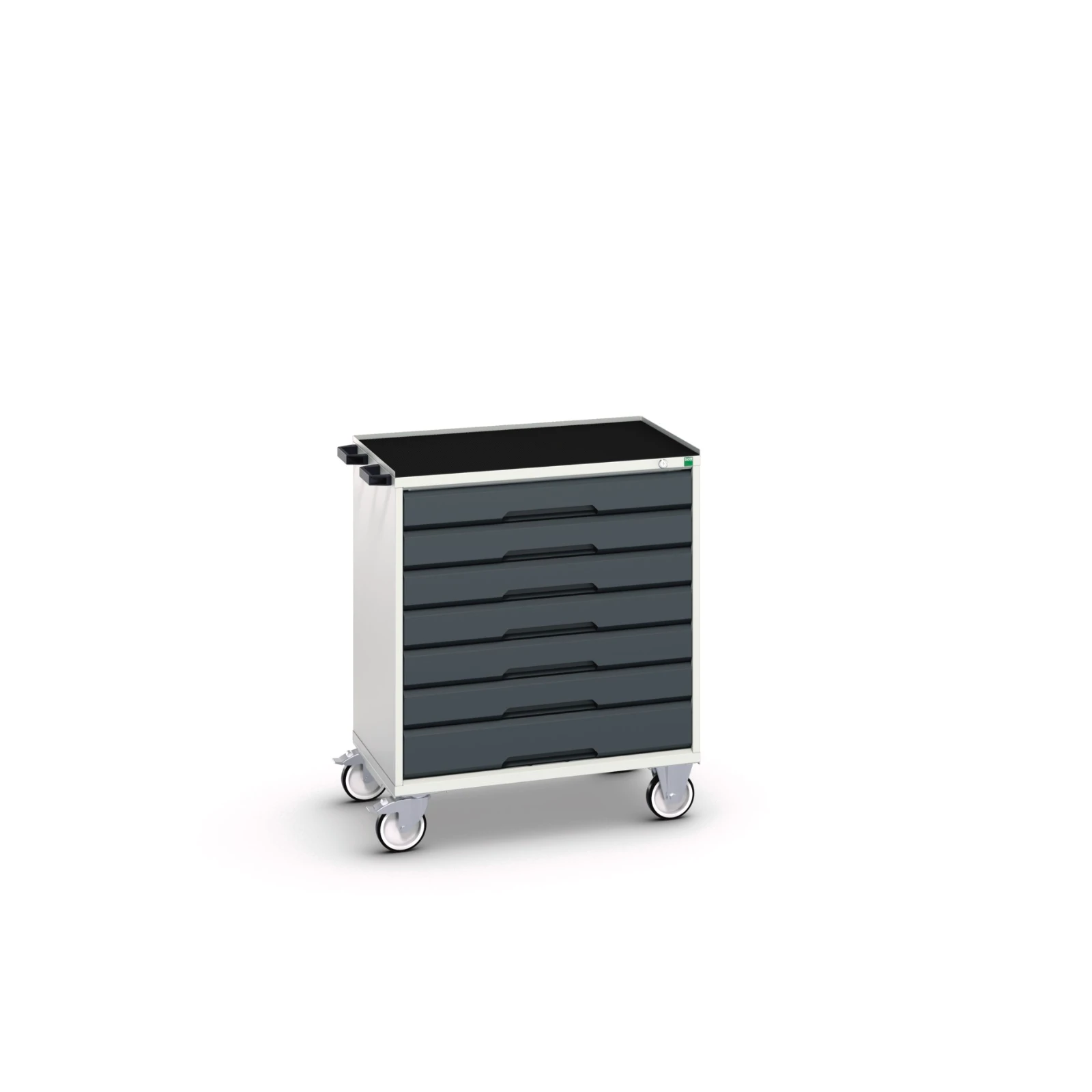 bott Verso gereedschapswagen 800x550x965mm 7 laden top tray RAL 7016