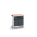 bott Verso mobiele kast 800x600x980mm 2 laden 2 deuren lino top RAL 7016