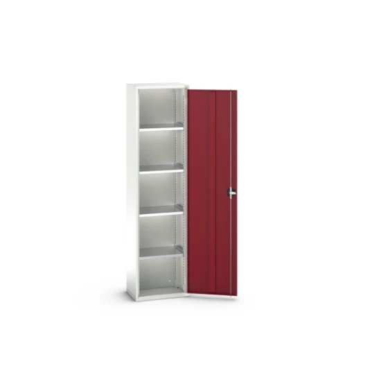 bott Verso systeemkast 525x350x2000mm 4 legborden 1 deur RAL 3004