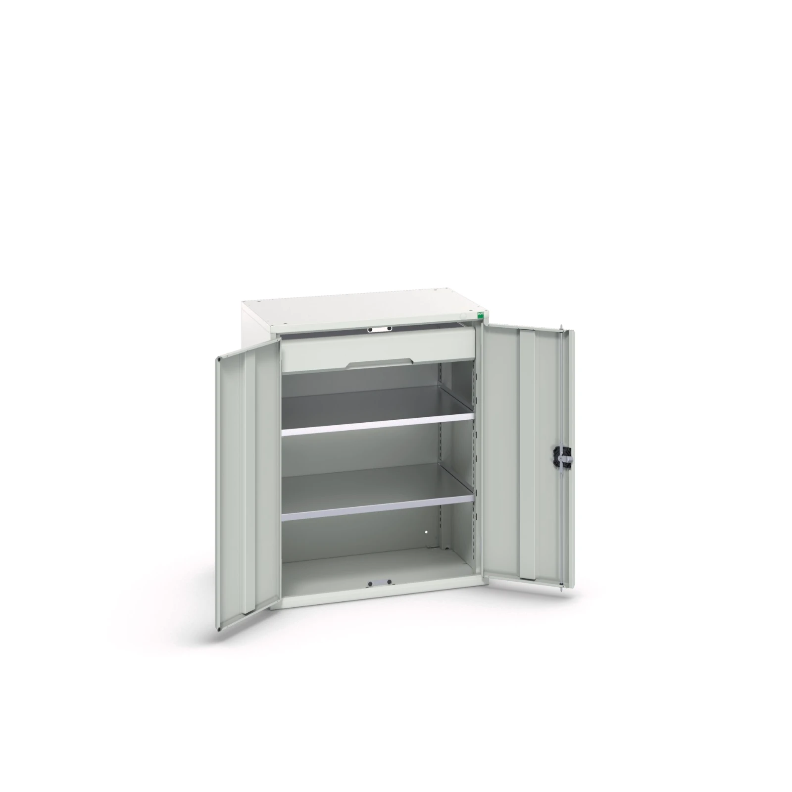 bott Verso systeemkast 800x550x1000mm 3 legborden 1 lade RAL 7035