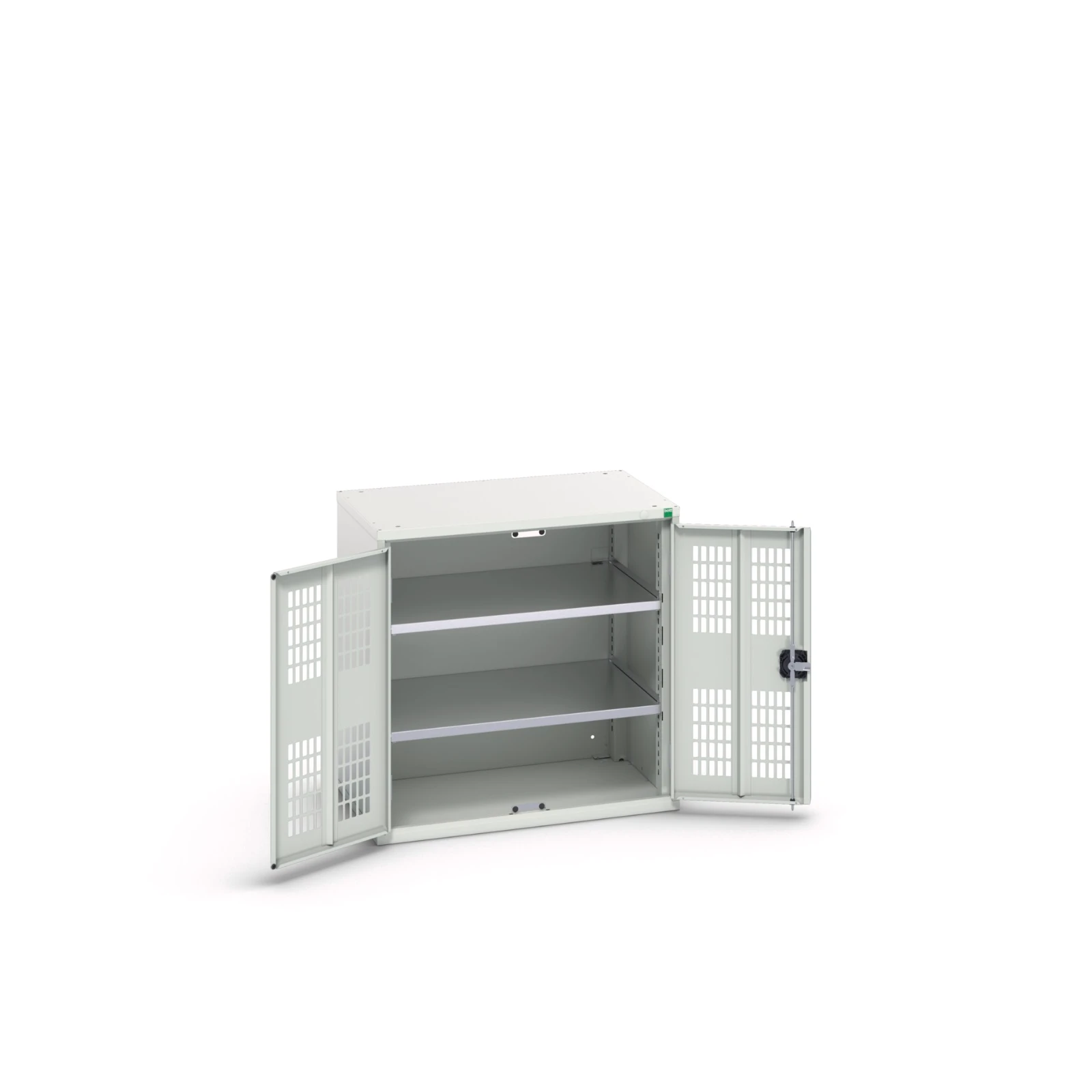 bott Verso kast gevleugelde deuren 800x350x800mm 2 legborden RAL 7035