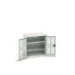 bott Verso kast gevleugelde deuren 800x350x800mm 2 legborden RAL 7035