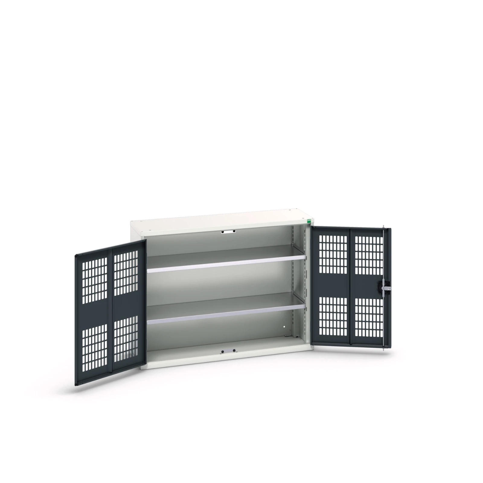 bott Verso kast gevleugelde deuren 1050x350x800mm 2 legborden RAL 7016