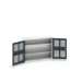 bott Verso kast gevleugelde deuren 1050x350x800mm 2 legborden RAL 7016