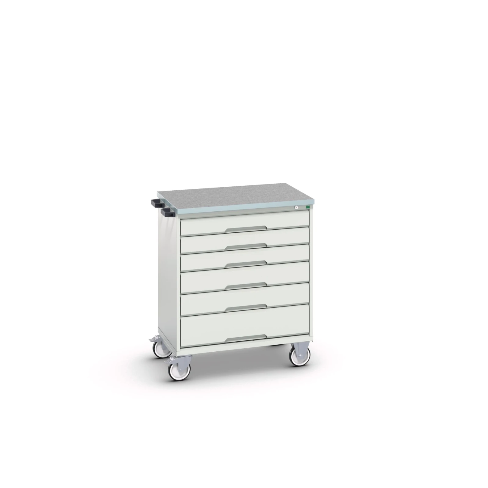 bott Verso gereedschapswagen  800x600x980mm 6 laden lino top RAL 7035