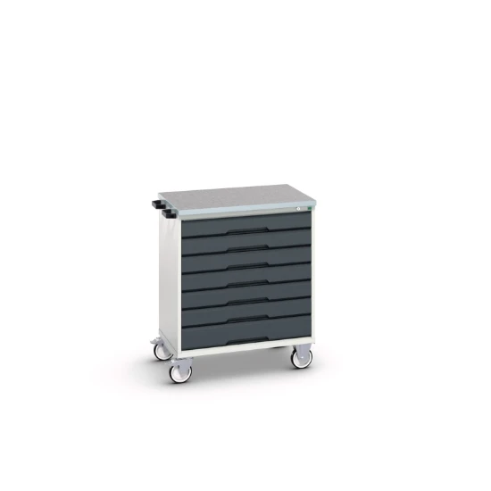bott Verso gereedschapswagen  800x550x965mm 7 laden lino top RAL 7016