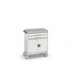 bott Verso mobiele kast 800x600x980mm 2 laden 2 deuren lino top RAL 7035