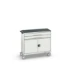 bott Verso mobiele kast 1050x550x965mm 2 laden 2 deuren top tray RAL 7035
