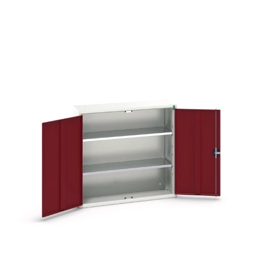 bott Verso hangkast 1050x350x900mm 2 legborden 2 deuren RAL 3004