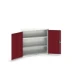 bott Verso hangkast 1050x350x900mm 2 legborden 2 deuren RAL 3004
