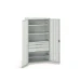 bott Verso systeemkast 1050x550x2000mm 4 legborden 3 lades 1 Perfo achterwand RAL 7035