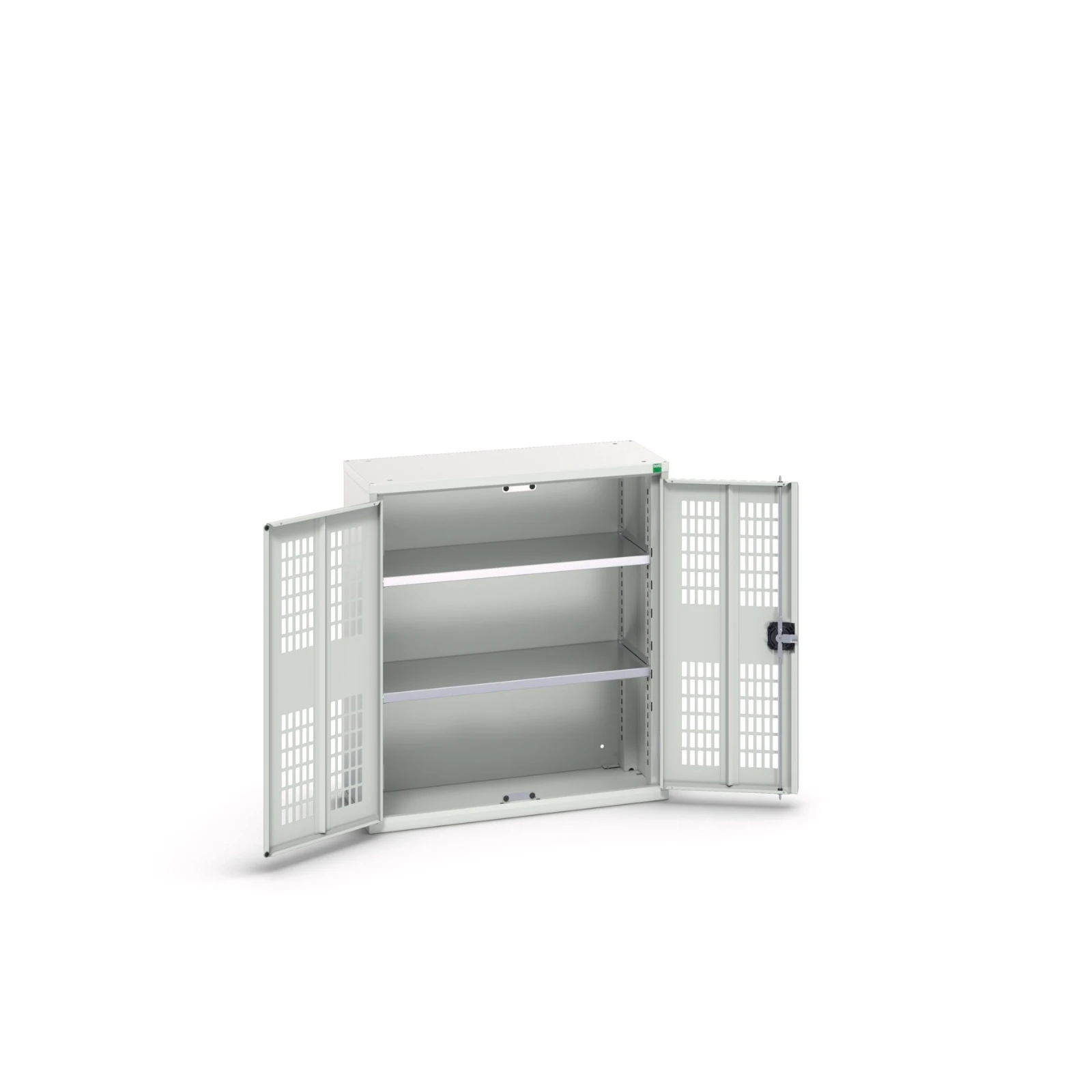 bott Verso kast gevleugelde deuren 800x350x900mm 2 legborden RAL 7035