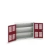 bott Verso kast gevleugelde deuren 1050x350x900mm 2 legborden RAL 3004