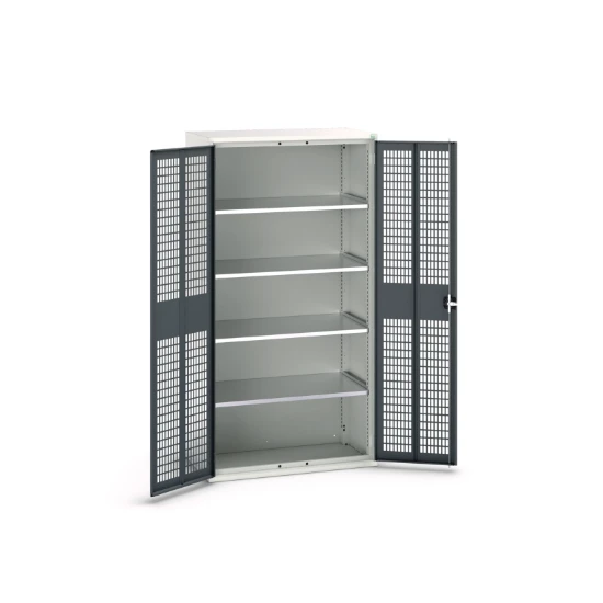 bott Verso kast gevleugelde deuren 1050x550x1000mm 4 legborden RAL 7016