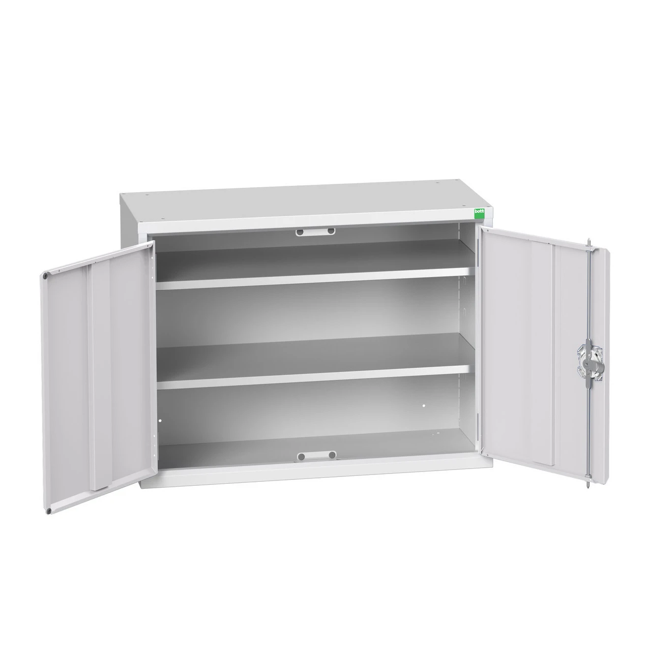 bott Verso eco wandkast 800x350x600mm 2 legborden RAL 7035