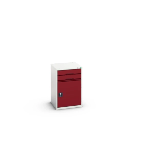 bott Verso schuifladenkast 525x550x800mm 2 laden 1 deur RAL 3004