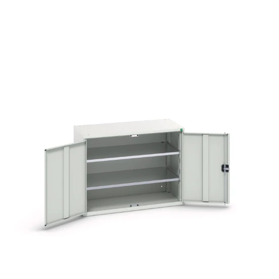 bott Verso hangkast 1050x550x800mm 2 legborden 2 deuren RAL 7035