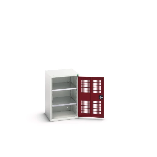 bott Verso kast gevleugelde deuren 525x350x800mm 2 legborden RAL 3004
