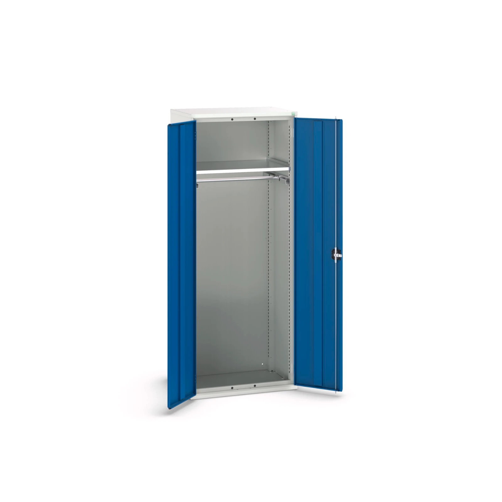 bott Verso systeemkast 800x550x2000mm 1 legbord 1 rail RAL 5010