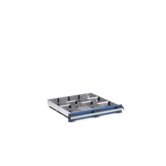 bott Cubio indelingsassortiment 9 compartimenten 650x650x75mm