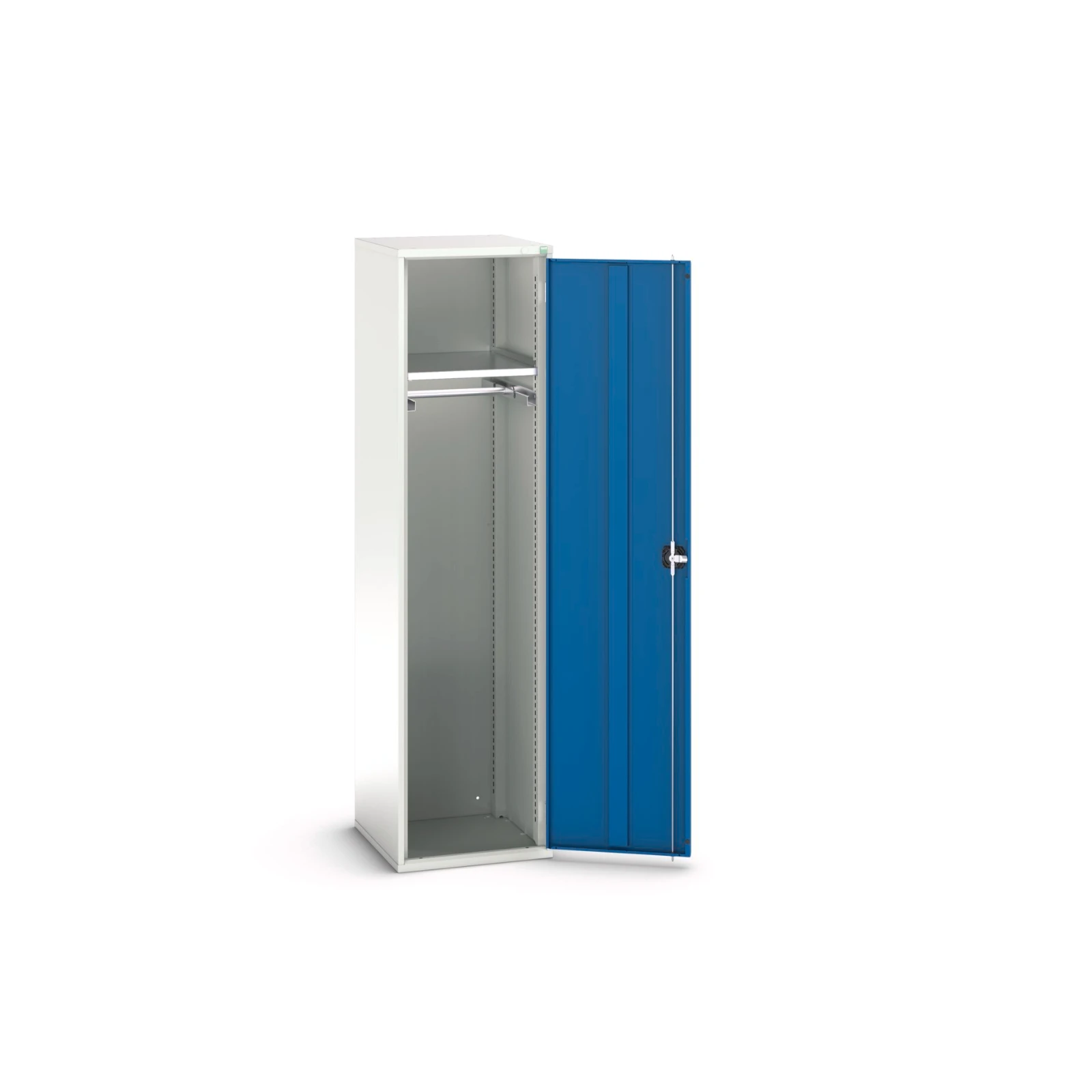 bott Verso systeemkast 1050x550x2000mm 1 legbord 1 deur 1 rail RAL 5010