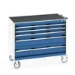bott Cubio gereedschapswagen  5 laden hoogte 885 mm RAL 5010