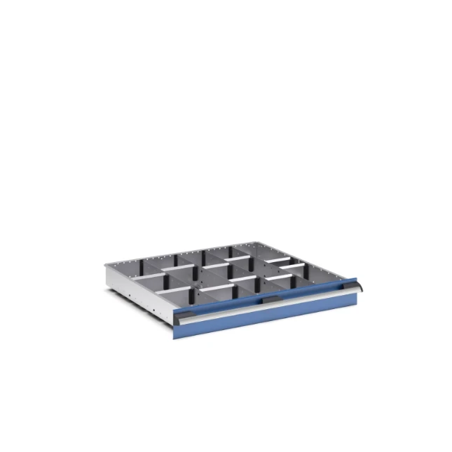 bott Cubio indelingsassortiment 15 compartimenten 800x750x100 mm