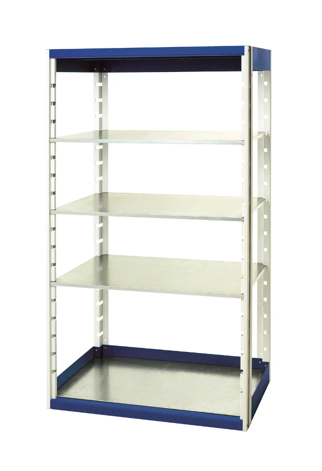 bott cubio étagère 1050x525x2000mm 4 étagères ral 5010
