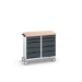 bott Verso gereedschapswagen 1050x600x980mm 10 laden MPX top RAL 7016