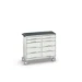 bott Verso gereedschapswagen 1050x600x980mm 10 laden top tray RAL 7035