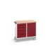 bott Verso mobiele kast 1050x600x980mm 5 laden 1 deur MPX top RAL 3004