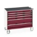 bott Cubio gereedschapswagen  5 laden hoogte 885 mm RAL 3004