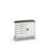 bott Verso mobiele kast 1050x550x965mm 6 laden 1 deur top tray RAL 7035