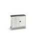 bott Verso mobiele kast 1050x600x980mm 7 laden 1 deur top tray RAL 7035