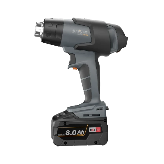 Steinel Accu Heteluchtpistool MobileHeat 5 - met 8.0Ah accu en lader - in koffer