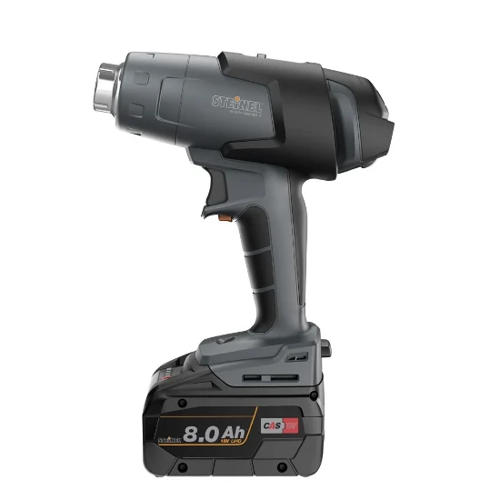 Steinel Accu Heteluchtpistool MobileHeat 3 - met 8.0Ah accu en lader - in koffer