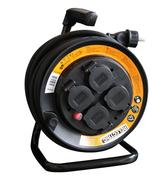 RELECTRIC Kabelhaspel 25 meter 3x1,5mm Neopreen