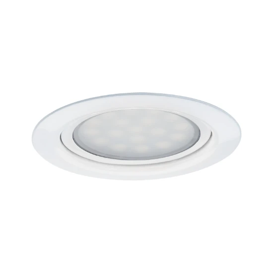 Paulmann Meubel inbouwspot LED 4,5W wit/metaal O65mm (set van 3)