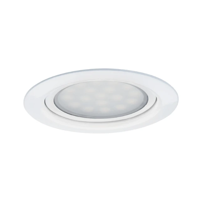 Paulmann Meubel inbouwspot LED 4,5W wit/metaal O65mm (set van 3)