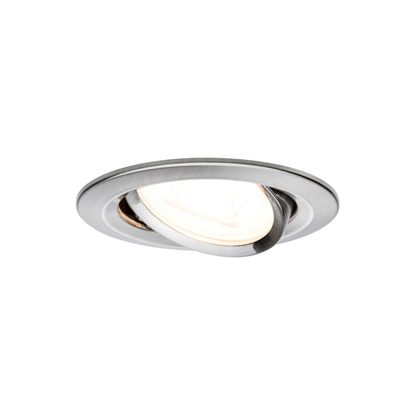 Paulmann LED-inbouwspot Nova 6,5W GU10 staal O84mm - 3-spots