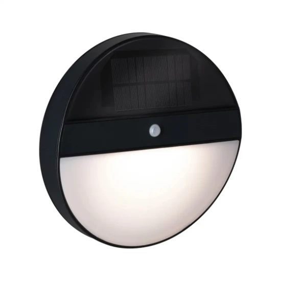 Paulmann Outdoor Solar LED-buitenwandlamp Eloise IP44 3000K met bewegingsmelder