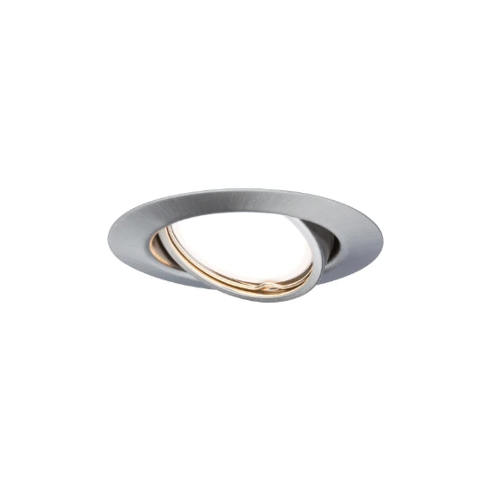 Paulmann LED-inbouwspot Base Coin bassiset 5W GU10 staal O90mm - 3-spots