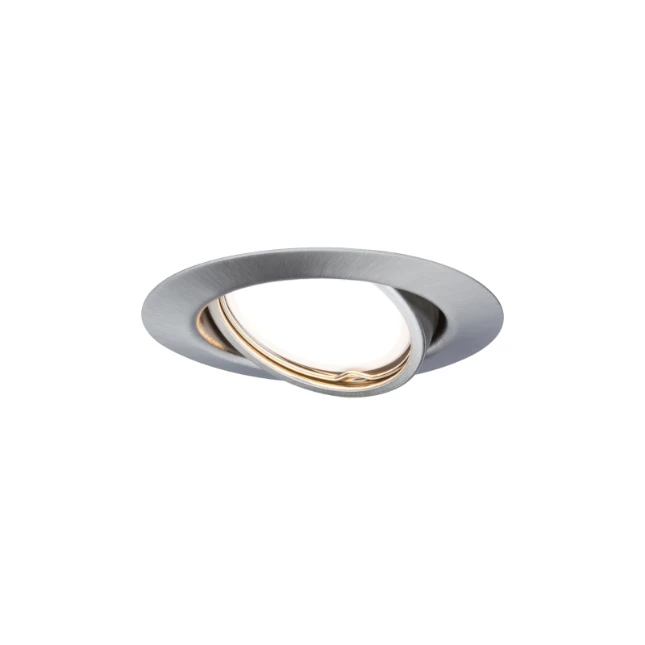 Paulmann LED-inbouwspot Base Coin bassiset 5W GU10 staal O90mm - 3-spots